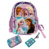 Disney Frozen Anna and Elsa Girl's 4-Piece Sequin School Backpack Lunch Bag Set - 2 of 4