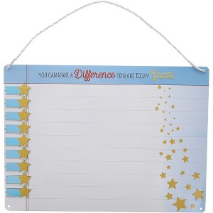 Pavilion Gift Company - Make Today Great - 18" x 13" Metal Task Board (Includes 10 Magnets) - Wall Sign Panels - 1 of 4