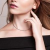 EVERLY JEWELRY | 14K Gold Diamond Cut Cable Necklace with Chain, 16 inc - 4 of 4