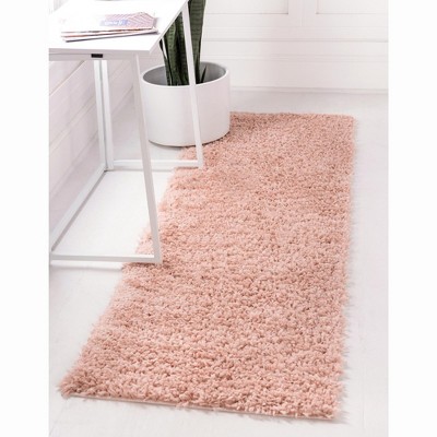 Unique Loom Davos Shag Solid Indoor Woven Area Rug