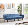 DOMETOUR Factory Tufted Back Sofa Mid-Century Convertible Sofa Bed for Living Room - 2 of 4