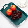 Unique Bargains Plastic Reusable Multi-Purpose Rectangle Serving Trays - 4 of 4