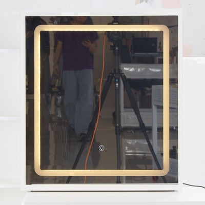 SEVOBAL Bathroom Vanity Mirrors Touch Control Mirror with Tri Color and Brightness Adjustable Durable and Sturdy, White, 24"*0.6"*22"