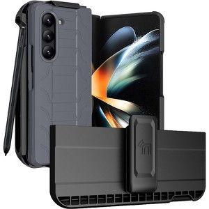 Nakedcellphone Combo for Samsung Galaxy Z Fold 5 - Special Ops Case and Belt Clip Holster - 1 of 4