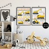 Stupell Industries Construction Zone Trucks & Phrases 2pc Framed Giclee Art Set - 3 of 4