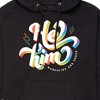 Men's - Instant Message - He Him Pronouns Graphic Fleece Pullover Hoodie - 2 of 4
