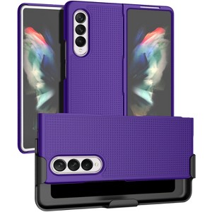 Nakedcellphone Slim Case and Belt Clip Holster Combo for Samsung Galaxy Z Fold 3 (SM-F926, 2021) - 1 of 4