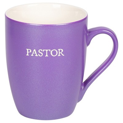 Elanze Designs Pastor Passion Purple 10 ounce New Bone China Coffee Cup Mug