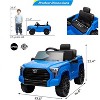 Jojoka 12V Licensed Toyota Ride on Truck for Kids Battery Powered Electric Car with Music, LED Lights, Suspension System - 2 of 4