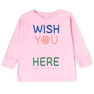 The Juniper Shop SmileyWorld Wish You Were Here Toddler Long Sleeve Tee - 1 of 4