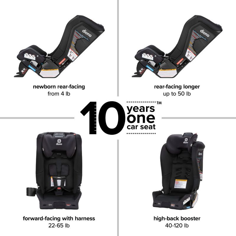 Diono Radian 3R SafePlus All-in-One Convertible Car Seat, 2 of 16