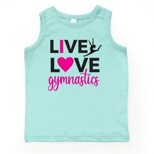 The Juniper Shop Live Love Gymnastics Youth Tank Top - 1 of 4
