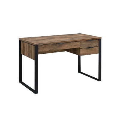 Aflo Writing Desk Weathered Oak/Black - Acme Furniture