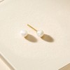 Pure Collection by Ross-Simons 4-5mm Cultured Pearl Stud Earrings in 14kt Yellow Gold - 3 of 4