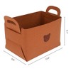 REGALWOVEN Premium Material Collapsible Design Spacious Capacity Versatile Use Open Storage Bins 3 Pcs - 4 of 4