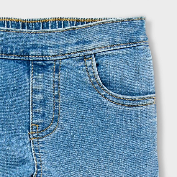 Pantalones de mezclilla de campana con cintura elástica para bebé y niña pequeña - Cat & Jack™ 6