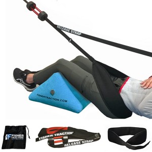 Fisher Traction® Back Discomfort & Discomfort Relief Device | for Pinched Nerves & Disc Bulges | Back Problem Relief | Mobile Spine Decompression & - 1 of 4