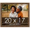 PosterPalooza | Textured Gold Picture Frame - UV Acrylic, Backing Board, Hanging Hardware Included - 2 of 4