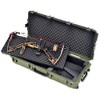 SKB Cases Waterproof Double Bow/Short Rifle Case - Olive Green, Durable Transport Solution with Inline Wheels, 40x16x5.5 Inches - 3 of 4