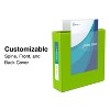Staples Heavy-Duty 1.5" 3-Ring View Binder Chartreuse (24676-US) 56320-CC/24676 - 2 of 4