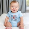 The Juniper Shop Patriotic Balloon Animal Chart Baby Short Sleeve Bodysuit - 12M - Light Blue - 3 of 4