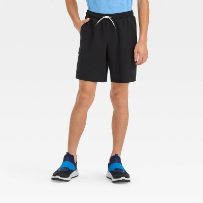 Boys' Playwear 'At the Knee' Pull-On Shorts - Cat & Jack™ Black XS