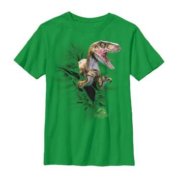 Boy's Jurassic Park Velociraptor Tear T-Shirt