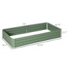 6' x 3' x 1' Raised Garden Bed with Support Rod, Steel Frame Elevated Planter Box - 3 of 4