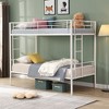 ALEXOUN Bunk Bed Twin Over Twin, Metal Bunk Beds with Ladder and Full-Length Guardrail, No Box Spring Needed, Space Saving, Noise Free - 4 of 4