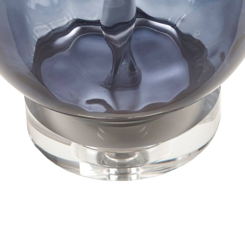 Borel Glass Table Lamp Dark (Includes LED Light Bulb) Blue - Urban Habitat, 5 of 6