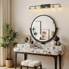 POWLIG Modern Vanity Light Fixture - Bathroom Mirror Lighting with Clear  Glass Globe Shades - 2 of 4