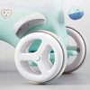Rocking Horse Balance Bike Ride On Toys With Push Handle Backrest Balance Plate For Girls Boys Christmas Birthday Gifts - 4 of 4