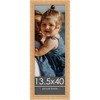 PosterPalooza | 13.5x40 Modern Bamboo Picture Frame, UV Acrylic, 5 Finishes - 2 of 4