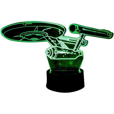 Just Funky Star Trek Enterprise 3D Acrylic Led Lamp