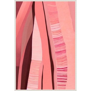 Amanti Art Pink Layers by Treechild  Framed Canvas Wall Art - 1 of 4