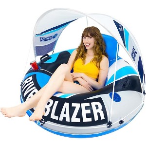 2025 Upgraded Sunlite Sports Heavy-Duty River Tube, Premium Inflatable Water Float for Lake & River, Outdoor Rafting & Recreational Fun - 1 of 4