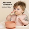 4-Pack Prep Baby Spoons & Forks Set, Self Feeding Baby Utensils 6-18 Months, Silicone BLW Baby Feeding Set, BPA-Free - 4 of 4