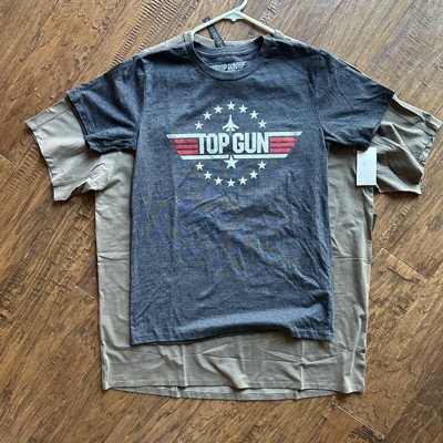 Top Gun Men's Short Sleeve T-Shirt Graphite Heather Maverick XL