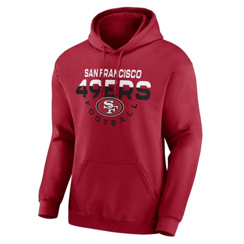 NFL San Francisco 49ers Men s Long Sleeve Core Big Tall Fleece Hooded Sweatshirt 3XLT