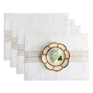 Solino Home Striped Linen Placemats | Farmhouse - 1 of 4