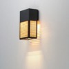 Maxim Lighting Lattice 1 - Light Wall Light in  Black/Rattan - 2 of 3