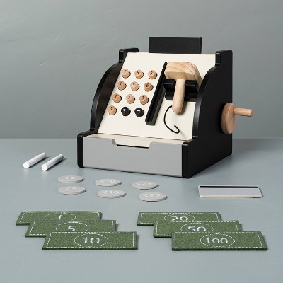 Cash register toy store wooden