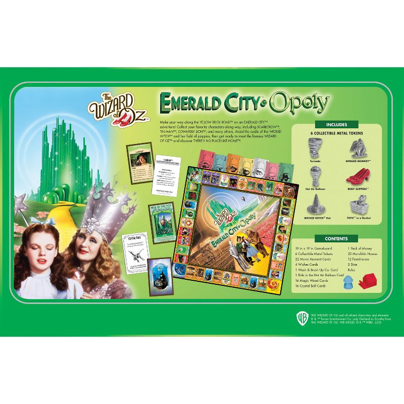 MasterPieces Opoly Family Board Games - The Wizard of Oz Emerald City Opoly, 4 of 7