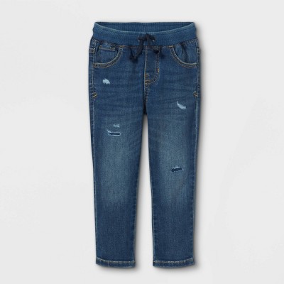 Baby Boys' Skinny Fit Jeans - Cat & Jack™ Medium Blue 12M