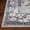 Vintage Floral Border Washable Indoor Area Rug by Blue Nile Mills - 3 of 4