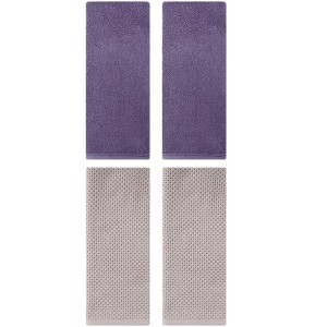 REGALWOVEN 4 Pcs Bathroom Hotel and Spa Cotton Hand Towels 13" x 30" - 1 of 4