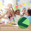 Unique Bargains 49ft Felt Fabric Triangle Bunting Garland Party Banner 1 Pcs - 4 of 4