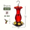Kitcheniva Plastic Hummingbird Feeder with 6 Feeding Ports - Leak Resistant, Ant Resistant, Battery Free Operations - 2 of 4