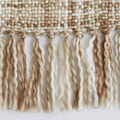 Stone Beige Cotton Reversible Throw Blanket