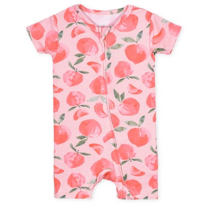 Gerber Buttery-soft Snug Fit Short Sleeve Romper - Just Peachy - 0-3 ...